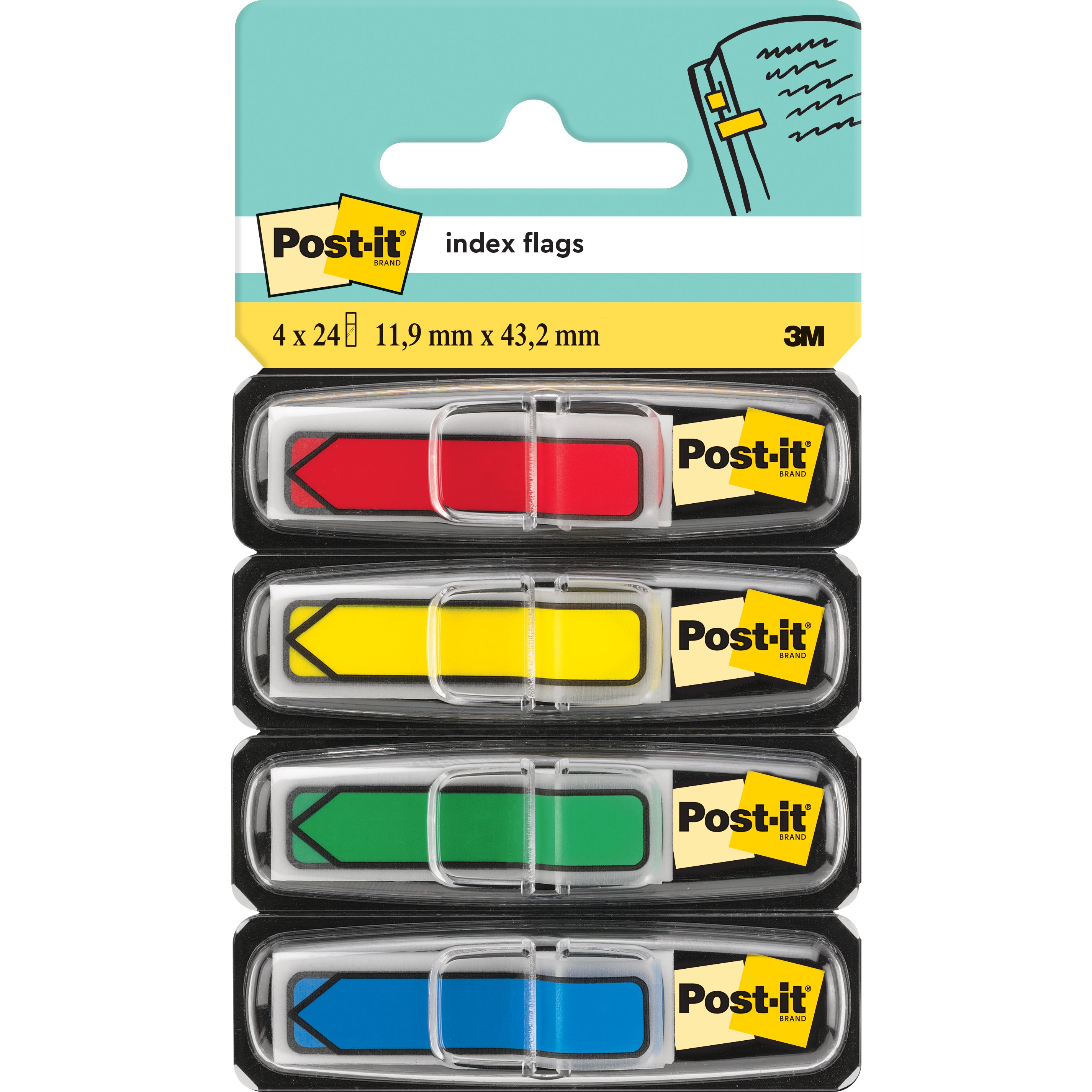 POST-IT   Index flèche       43.1x11.9mm