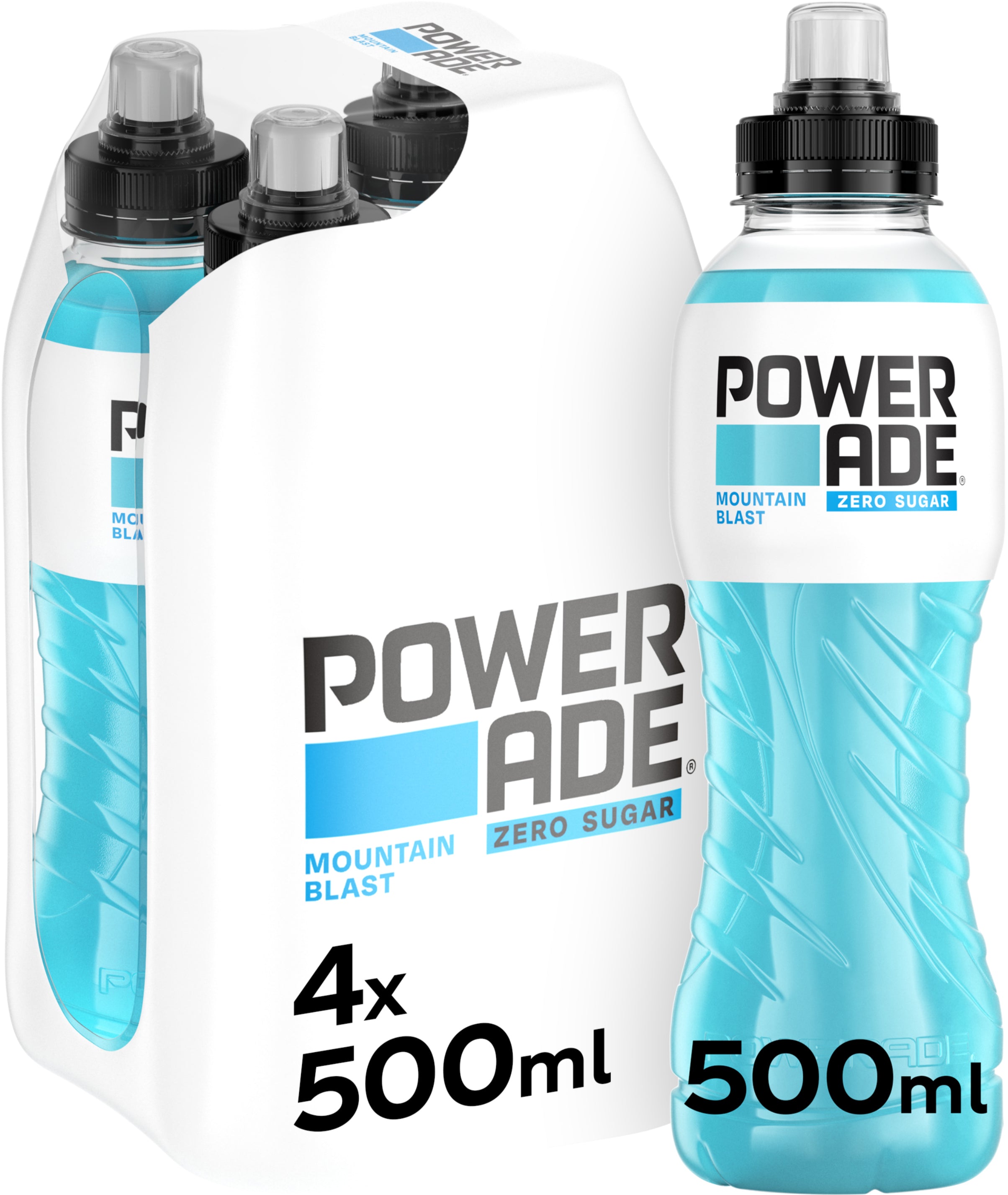 POWERADE Mountain Blast Zero 2514301 50cl, 4 pcs.