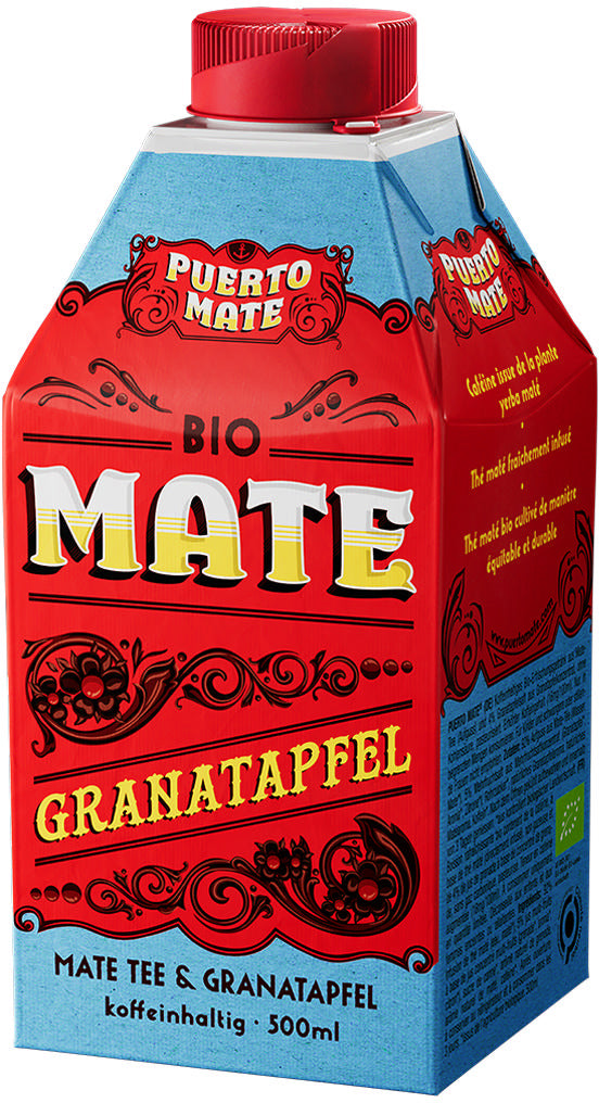 PUERTO Maté grenade bio 4112 50 cl, 8 pcs.