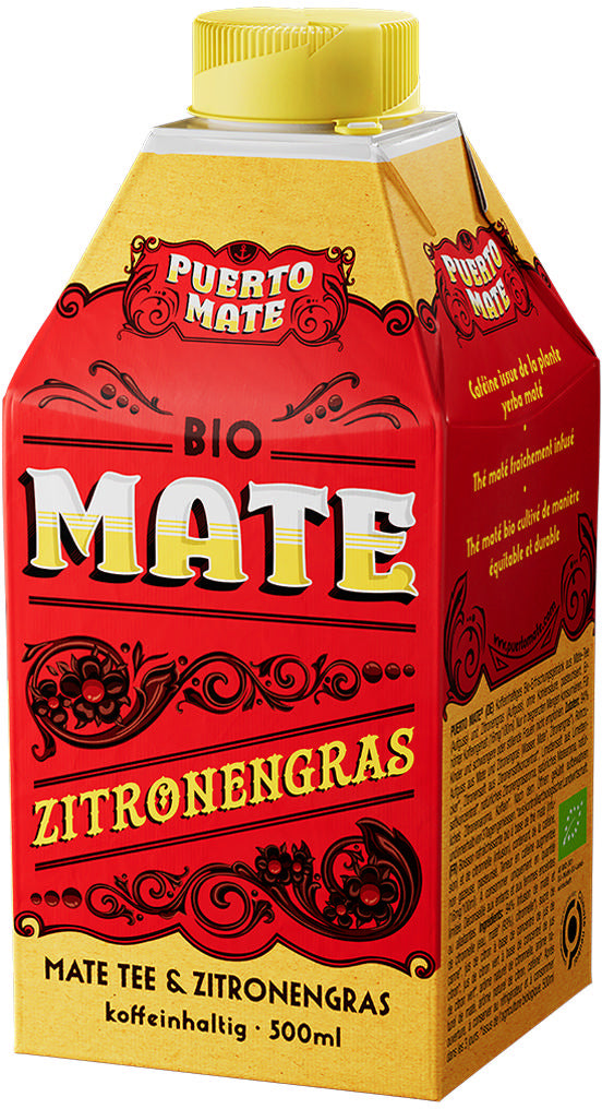 PUERTO Maté citronnelle bio 7355 50 cl, 8 pcs.