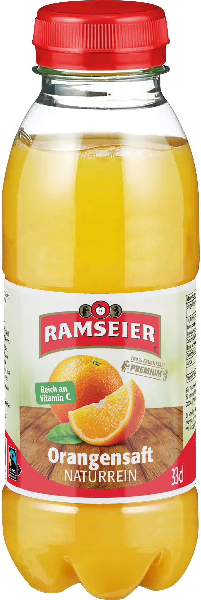 RAMSEIER Premium 100% Jus d'orange 1090 33 cl, 6 pcs.