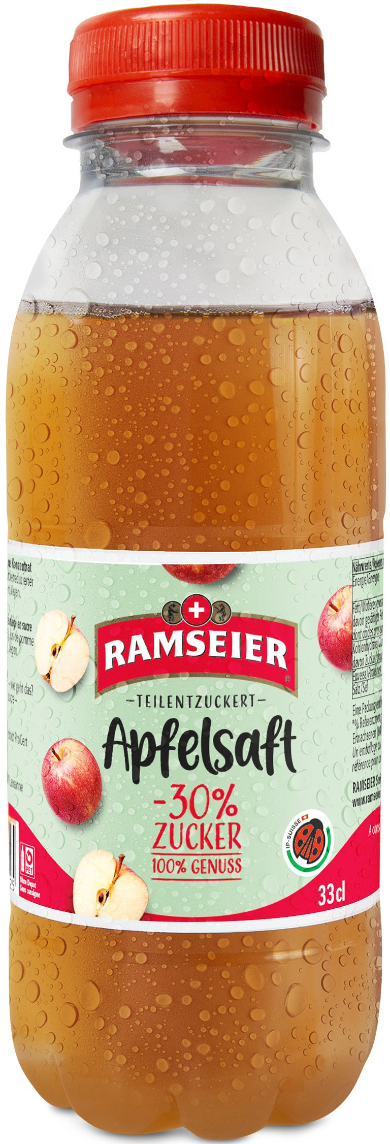RAMSEIER Jus de pomme trouble 1312 33 cl, 6 pcs. -30% sucre