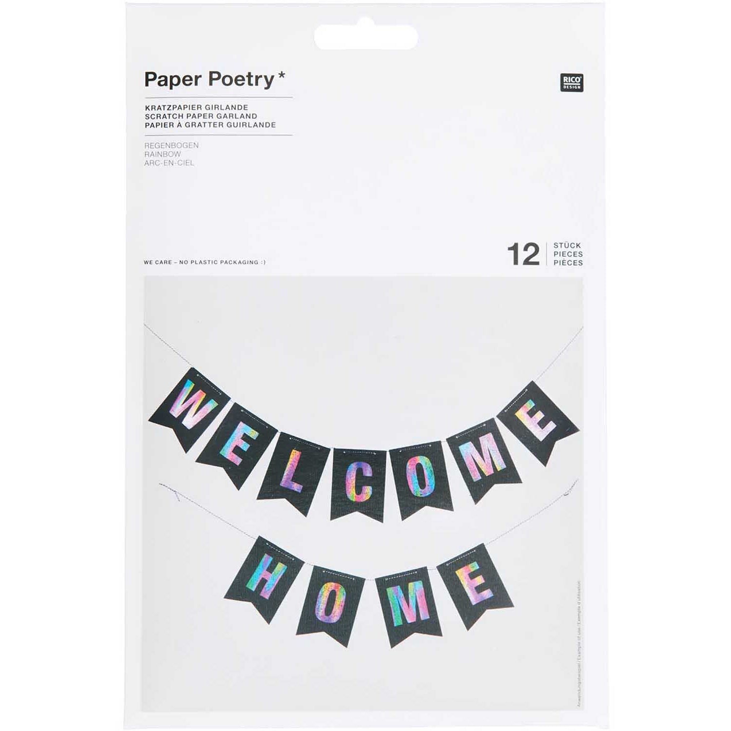 RICO DESIGN Guirlande Papier à gratter 500048