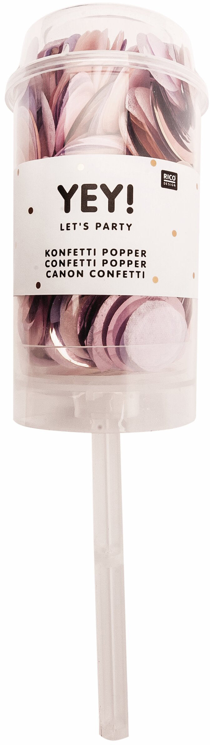 RICO DESIGN Confettis poppers 8g 99001.63.93 pastelle