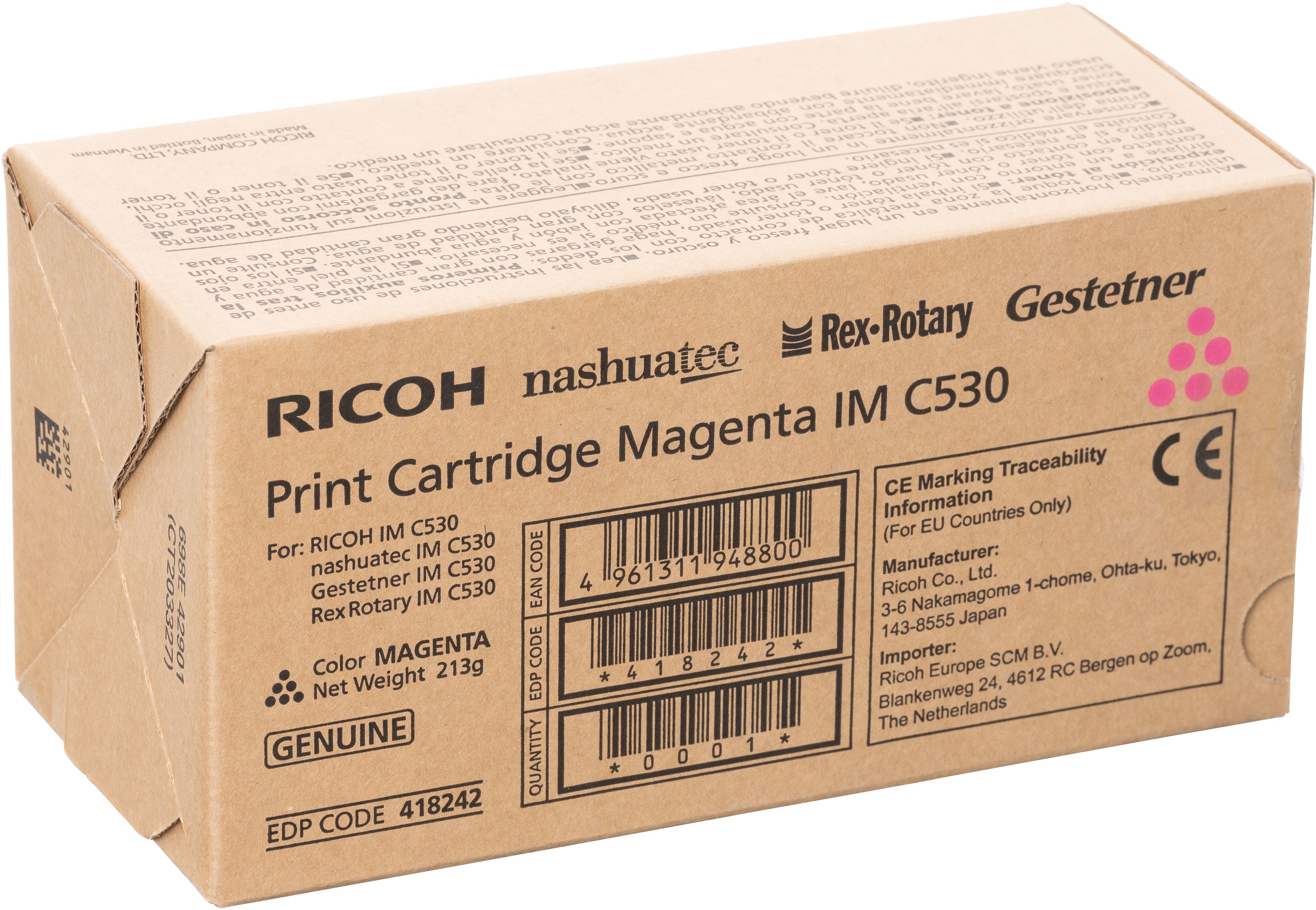 RICOH Toner magenta 418242 IM C530 18'000 pages