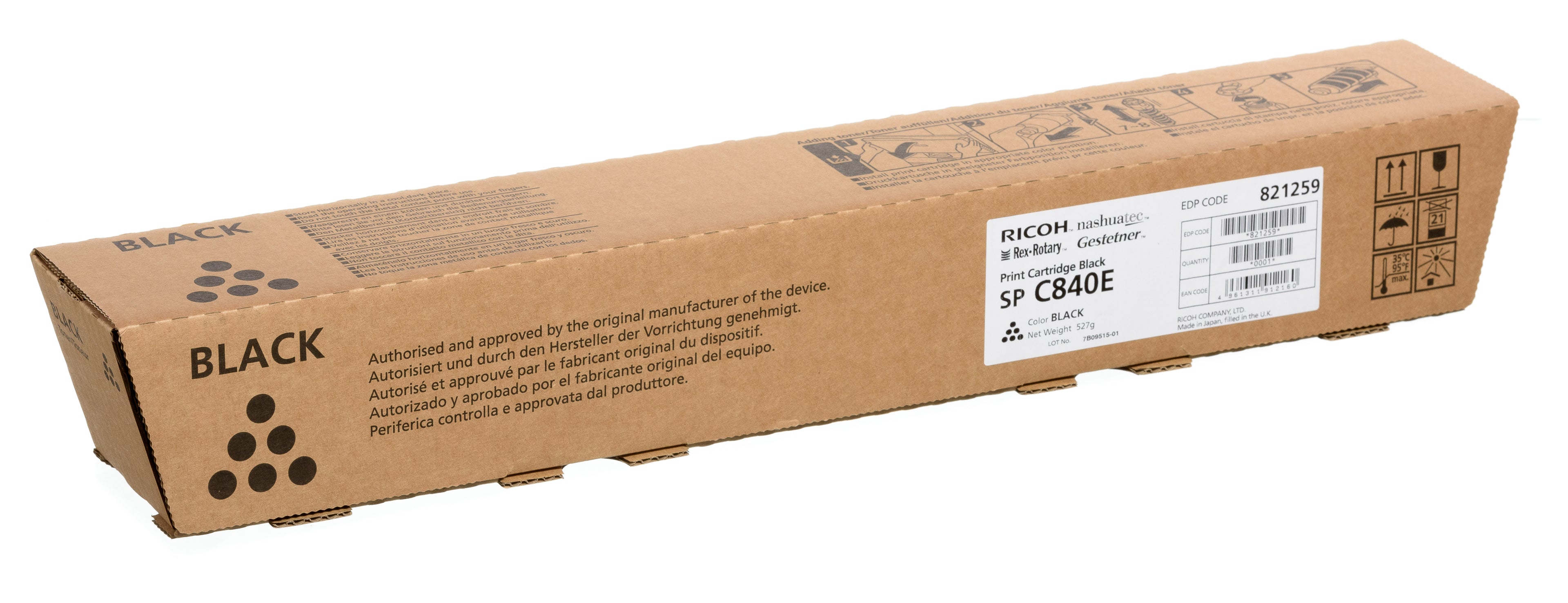RICOH Toner noir 821259 SP C840DN 43'000 pages