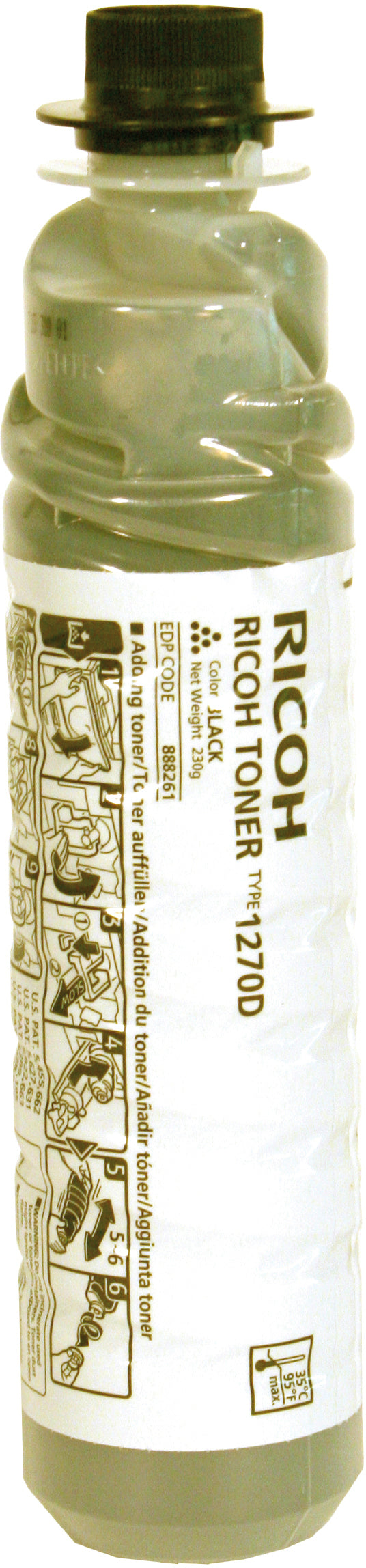 RICOH Toner 1170/1270 noir 842338 Aficio 1515 7000 pages