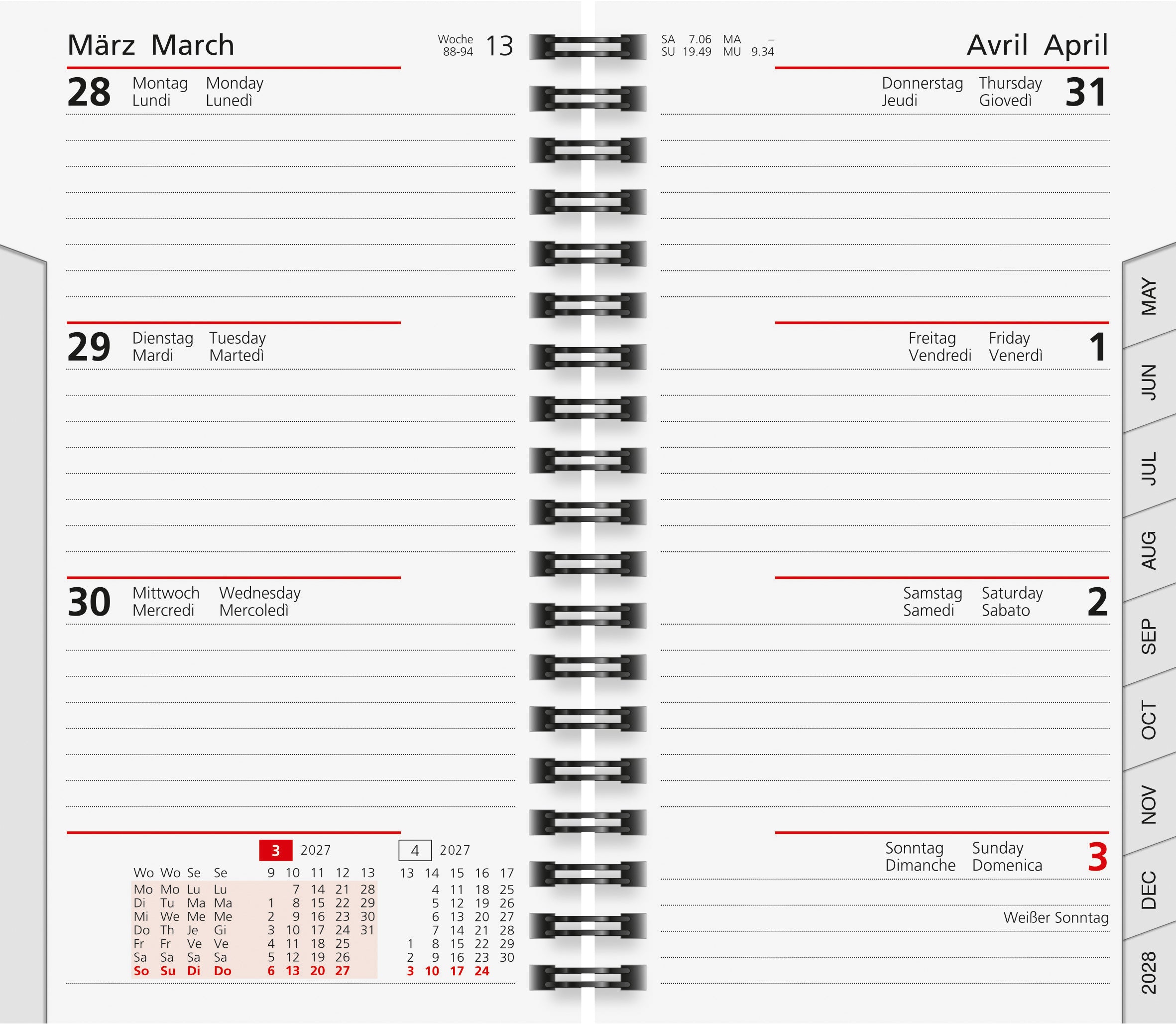 RIDOIDE   Plan. Rempl. int. Wire-O  2027