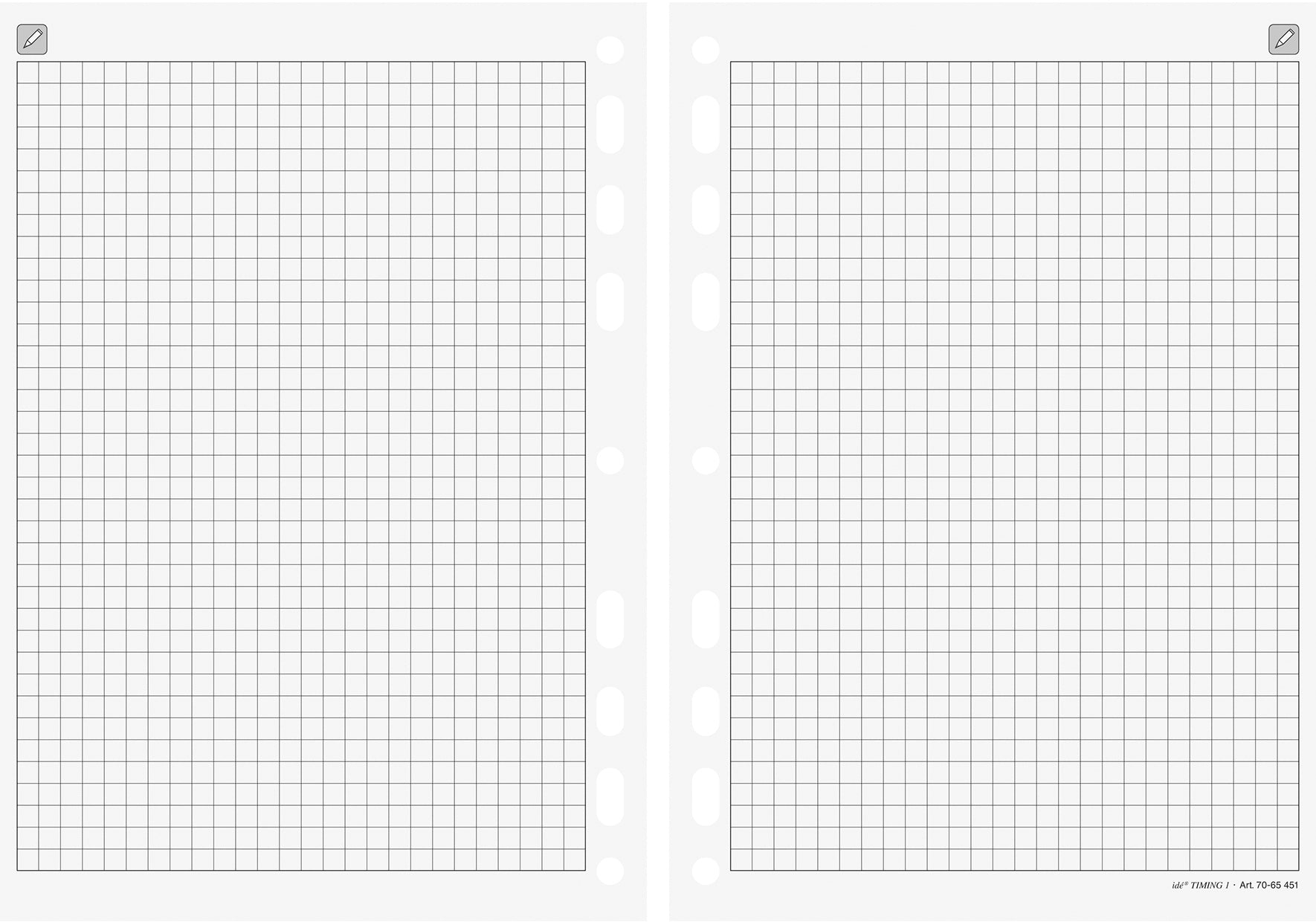 RIDOIDE   Timing 2 notes quadrillés