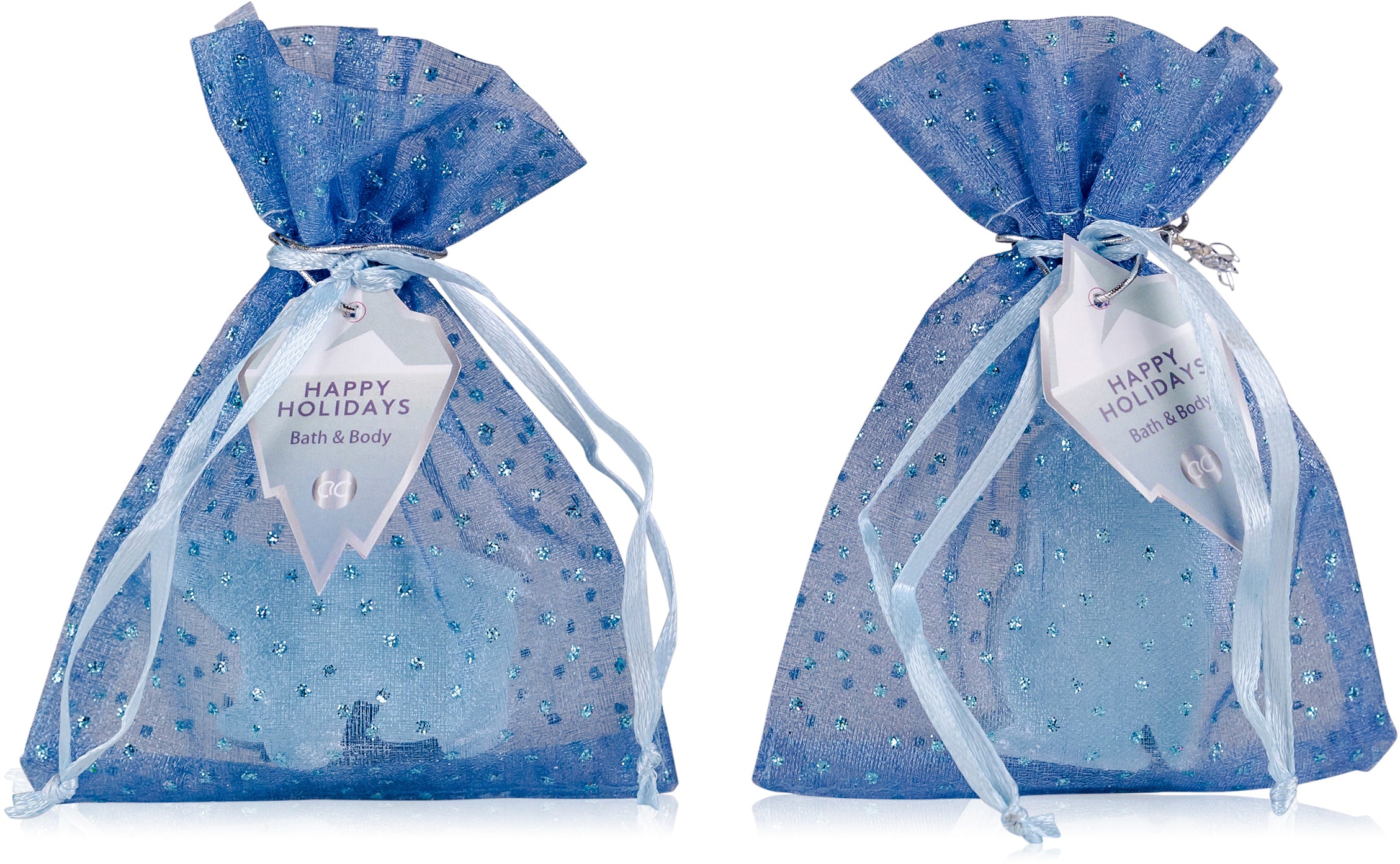 ROOST Sheep milk soap Happy Holiday 5154544 Organza bag,2x20g,2 motives