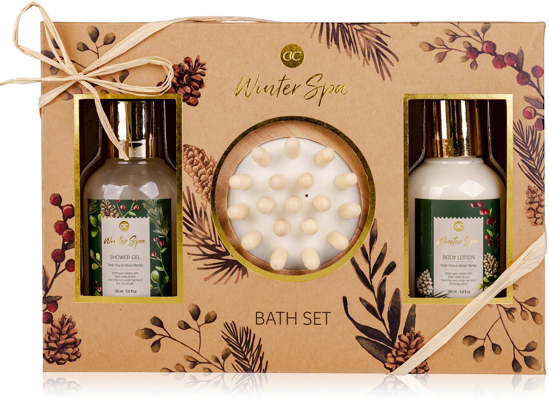 ROOST Bath set Winter Spa 6054336 Showergel, Bodylotion
