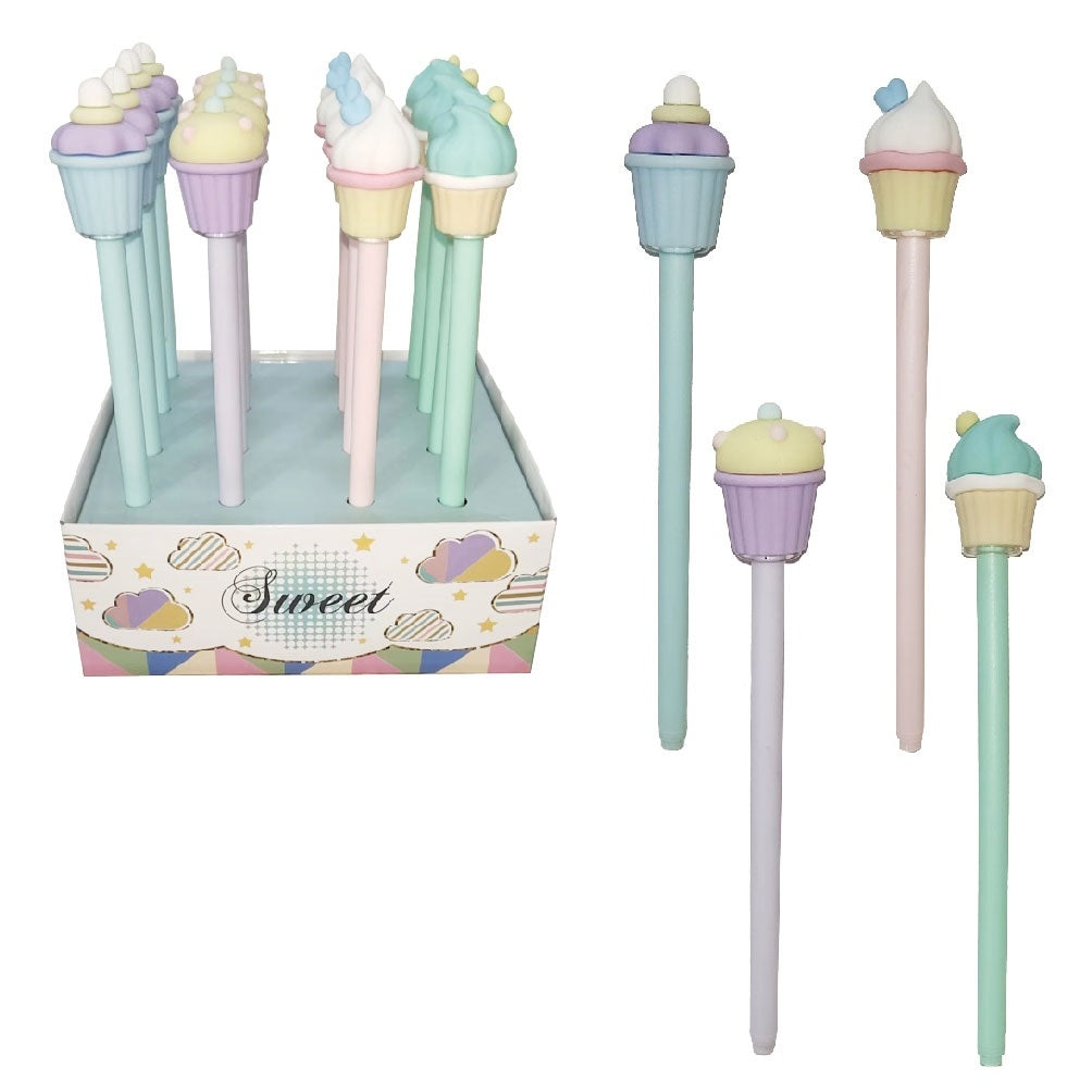 ROOST Stylo à bille Cupcake BP-022 assorti