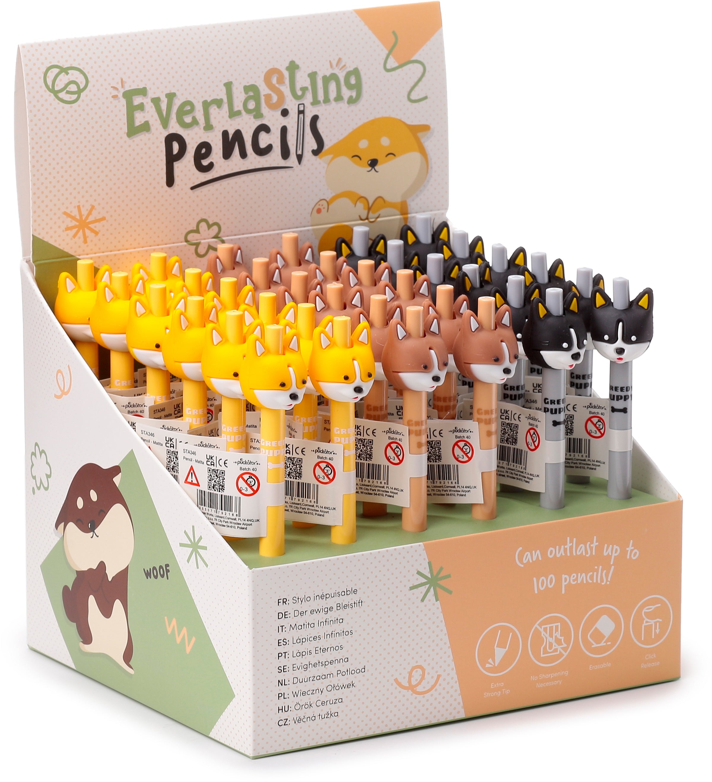 ROOST     Crayon chien mignon