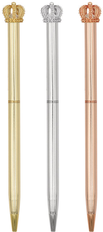 ROOST Stylo à bille couronne TSKY-B03 couleurs assorties
