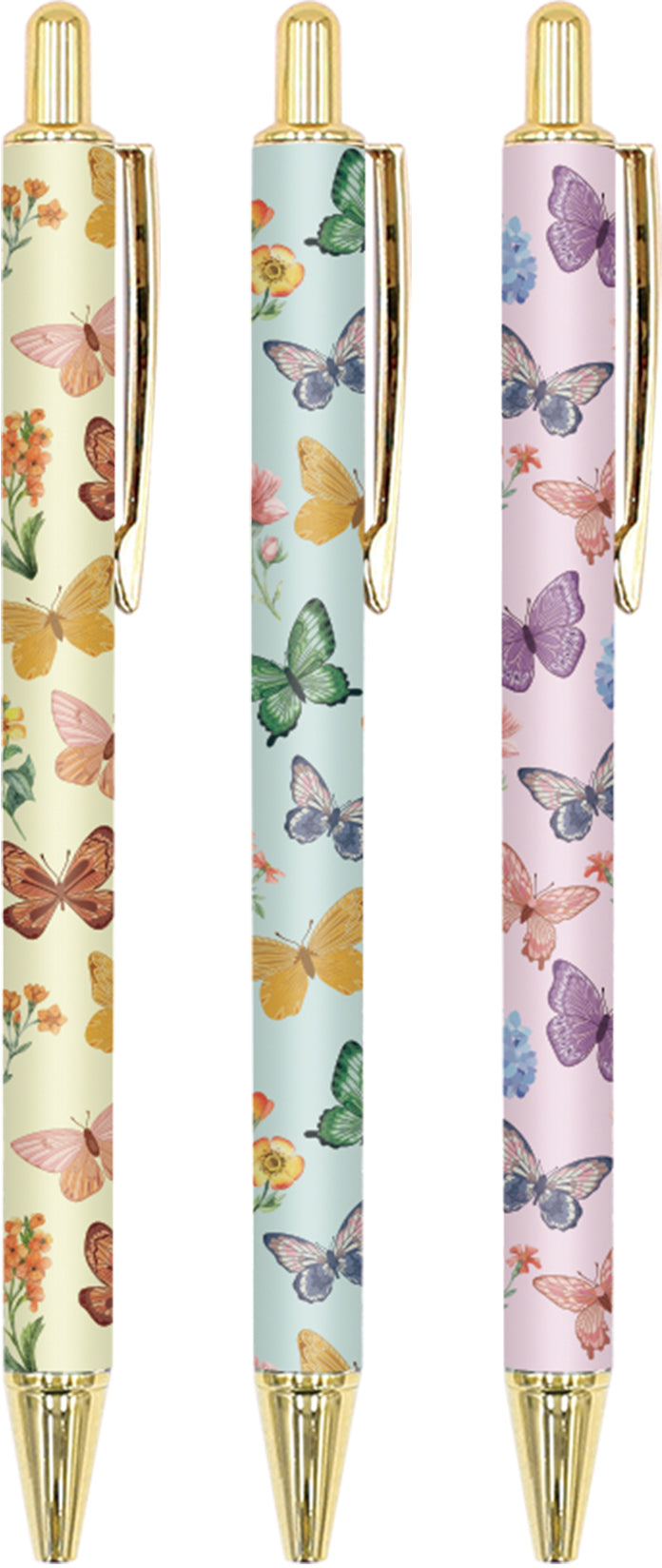 ROOST Stylo à bille Butterfly TSKY-P2323 assorti