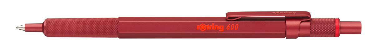 ROTRING Stylo à bille 600 M 2114261 rouge metallic