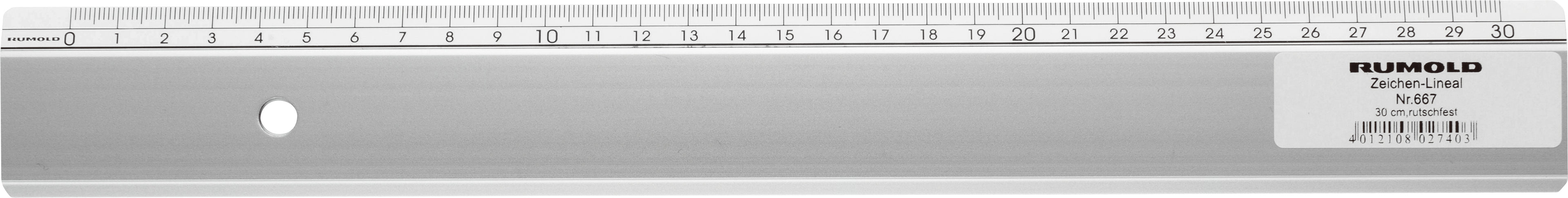 RUMOLD    Règle alu                 30cm