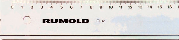 RUMOLD    Règle technicien          40cm
