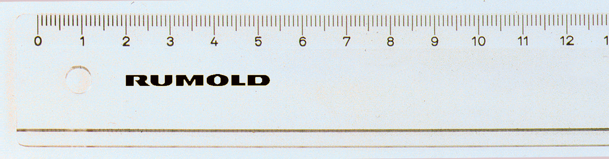RUMOLD    Règle plate              100cm