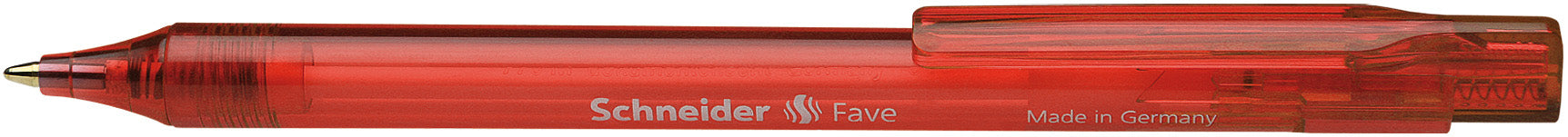 SCHNEIDER Stylo à bille Fave M 130402 rouge