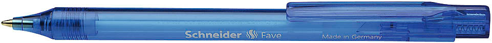 SCHNEIDER Stylo à bille Fave M 130403 bleu