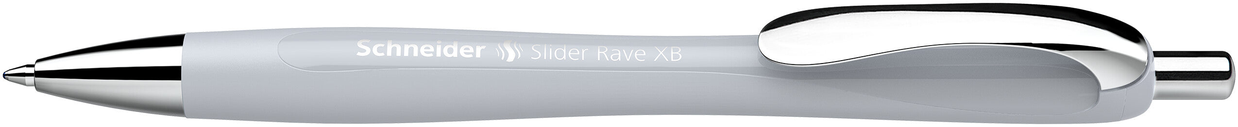 SCHNEIDER Stylo à bille Slider Rave XB 132512 gris argenté, Trend Ed. 0.7mm