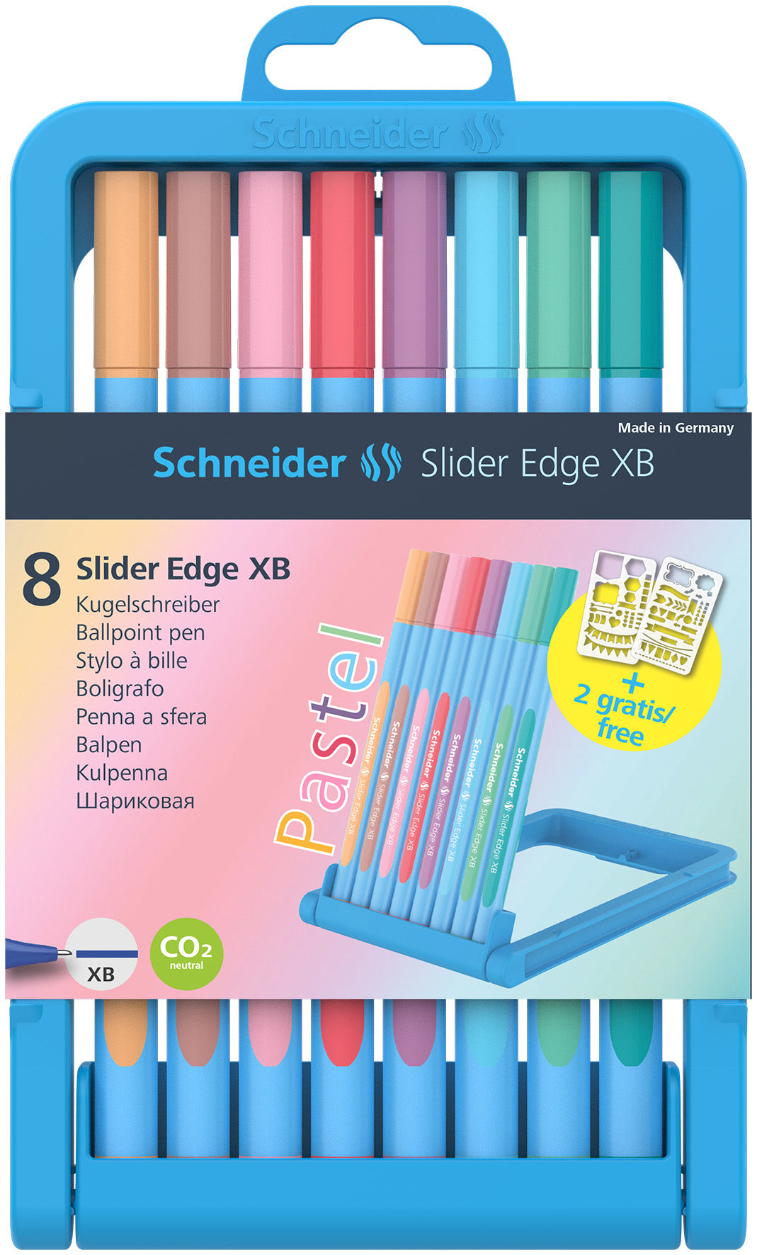 SCHNEIDER Stylo à bille Slider Edge XB 152289 Pastell 8 pcs.