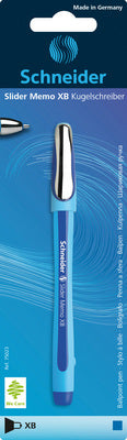 SCHNEIDER Stylo à bill. Memo 1.4mm 75023 bleu Blister