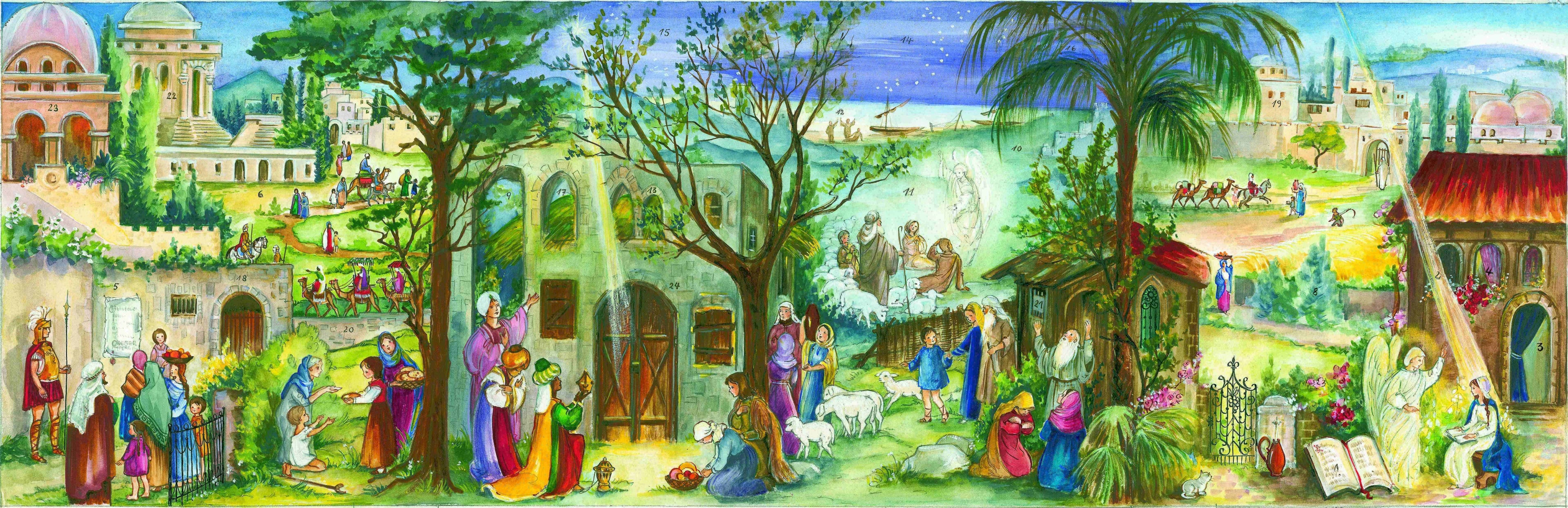 SELLMER   Calendrier d'avent 59x21cm