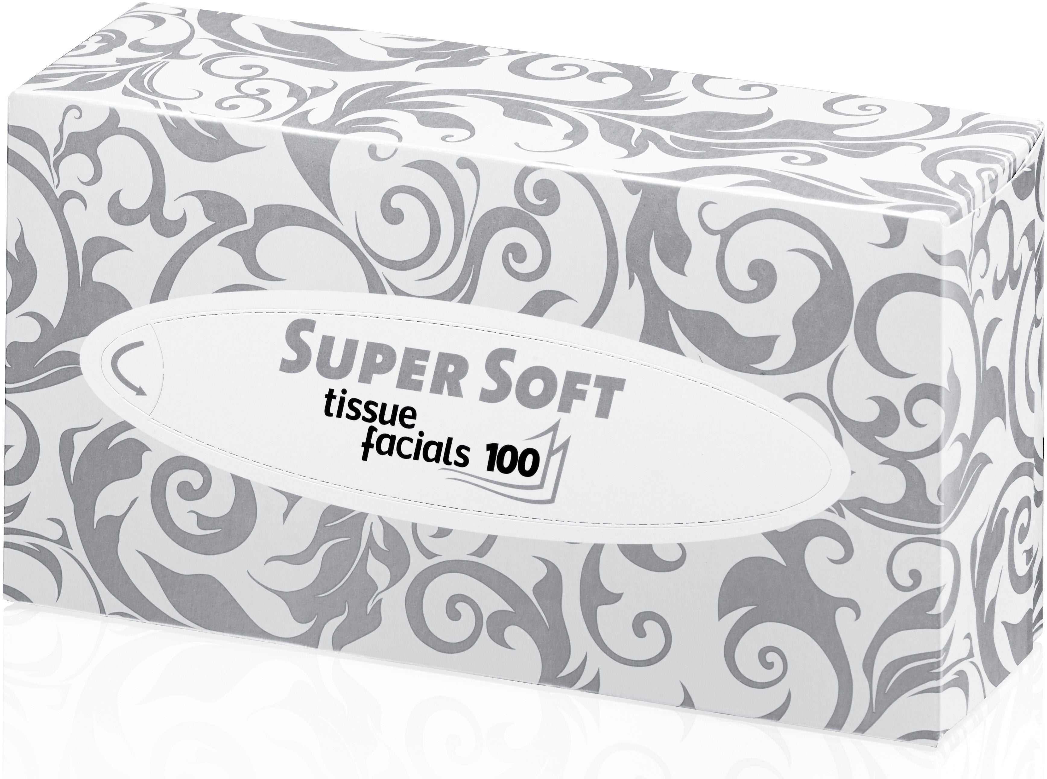 SEMYCARE Mouchoirs 21x20,5cm 205050 2 plis, Box avec 100 pcs.