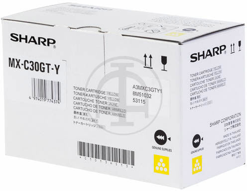 SHARP Toner yellow MX-C30GTY MX-C301W 6000 pages