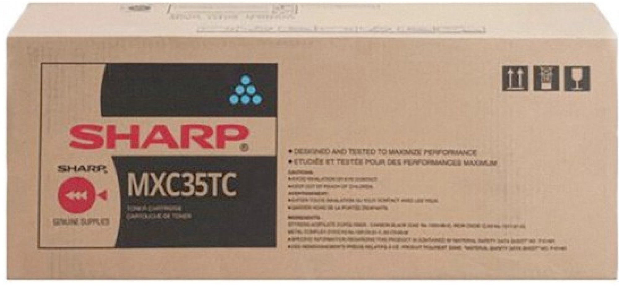 SHARP Toner noir MX-C35TC MX-C407P/C357F 6000 pages
