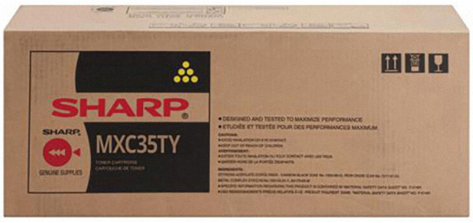 SHARP Toner yellow MX-C35TY MX-C407P/C357F 6000 pages