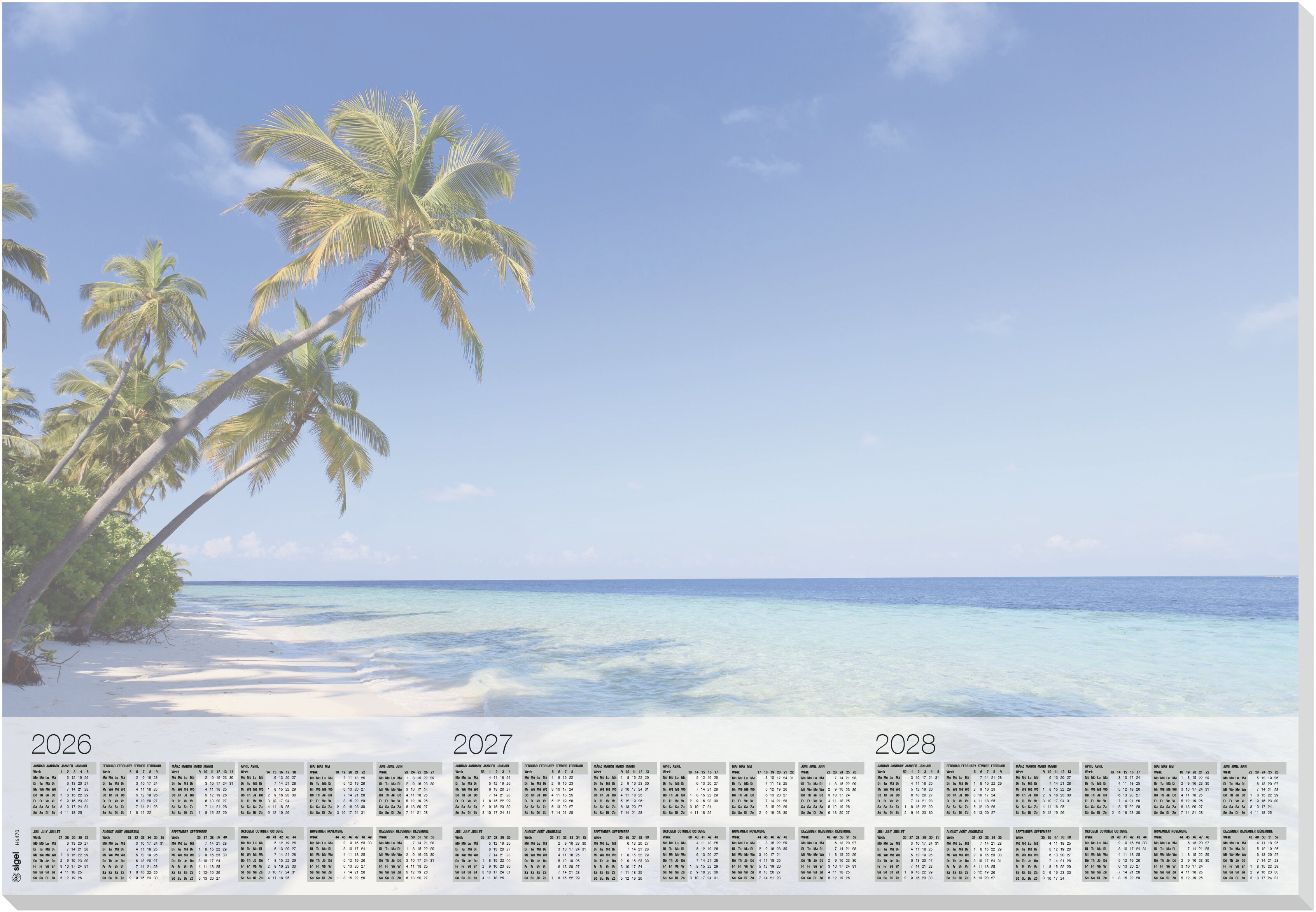 SIGEL     Sous-main Beach        2026-28