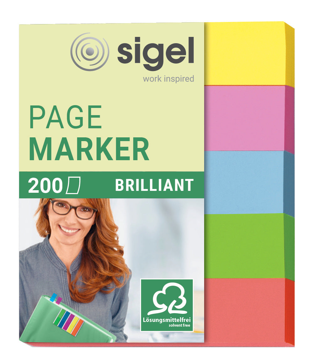 SIGEL     Bloc notes BRILLANTE   12x50mm