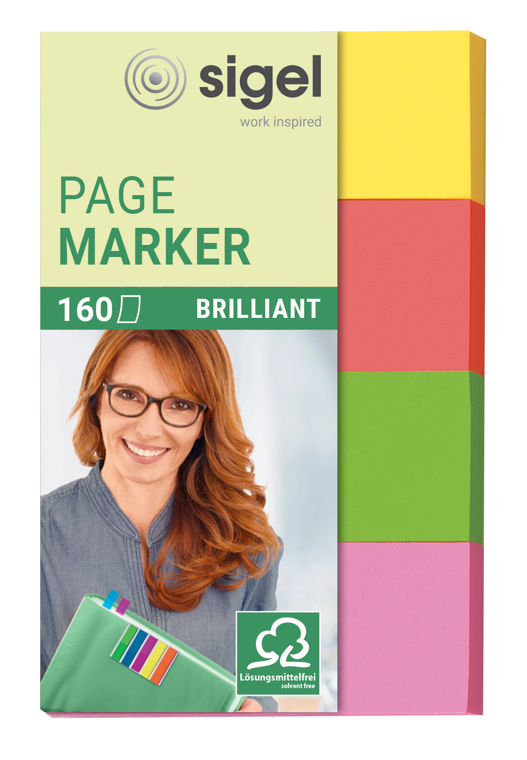 SIGEL     Bloc notes BRILLANTE   20x50mm