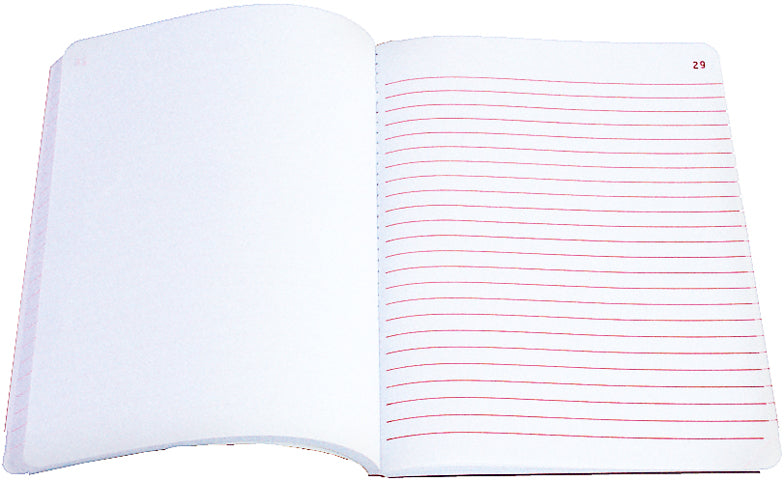 SIMPLEX Livre commission A5 14004 rouge 50x2 feuilles
