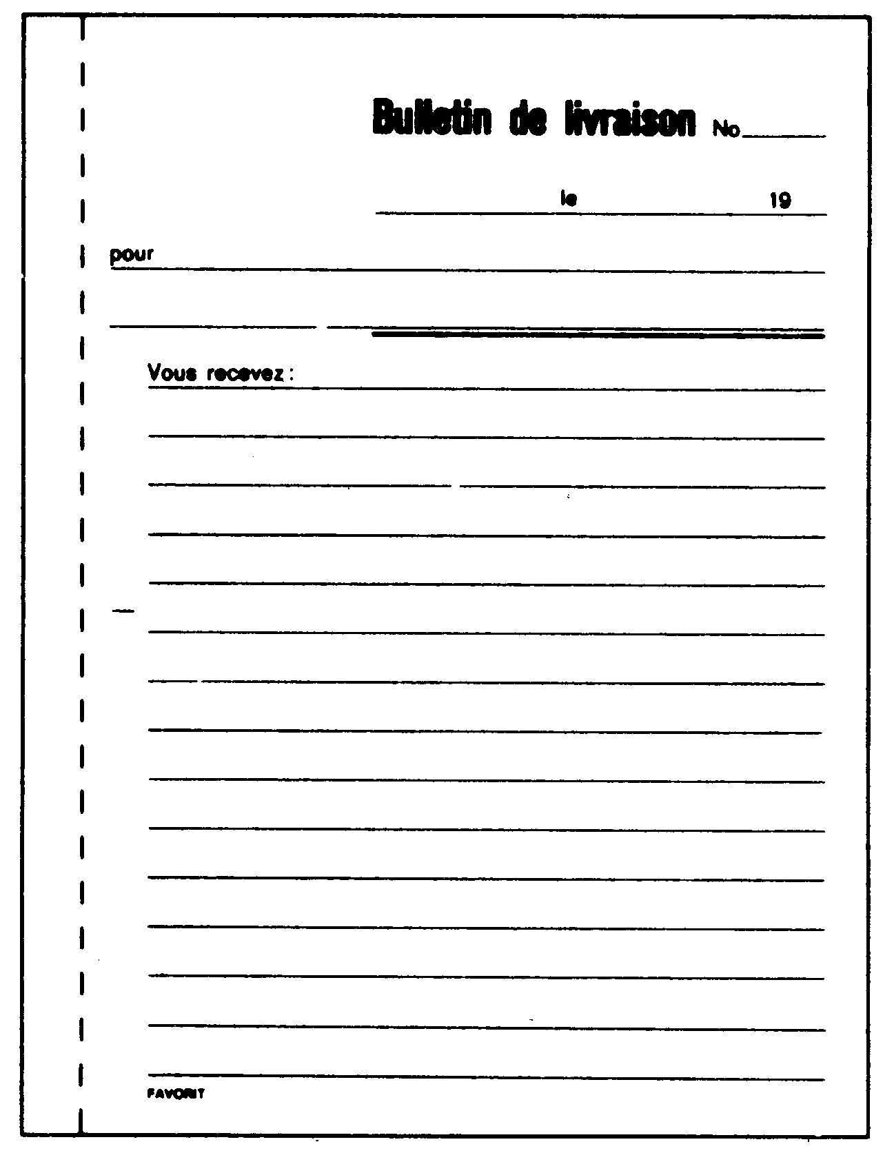 SIMPLEX Bon de livraison F A6 15121F jaune/blanc 50x2 feuilles