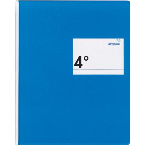 SIMPLEX Registre 17,5x22cm 17445 bleu 40 feuilles