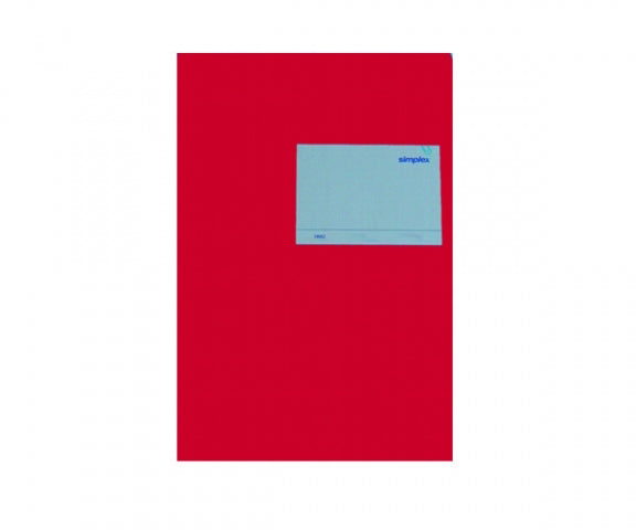SIMPLEX Cahier statistique A5 19003 rouge 40 feuilles