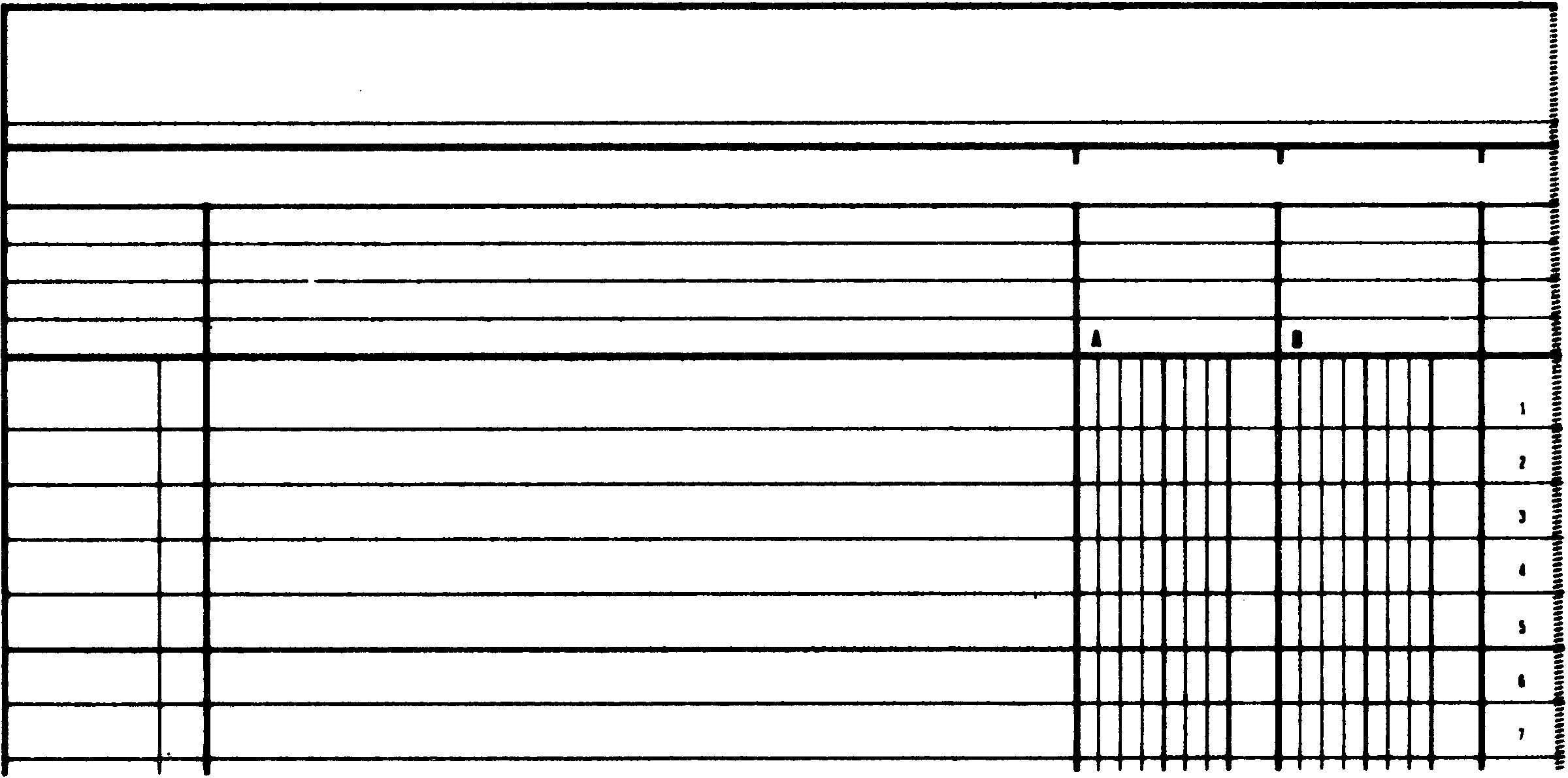 SIMPLEX Livre statistique A4 19082 2 colonnen, vert 40 feuilles