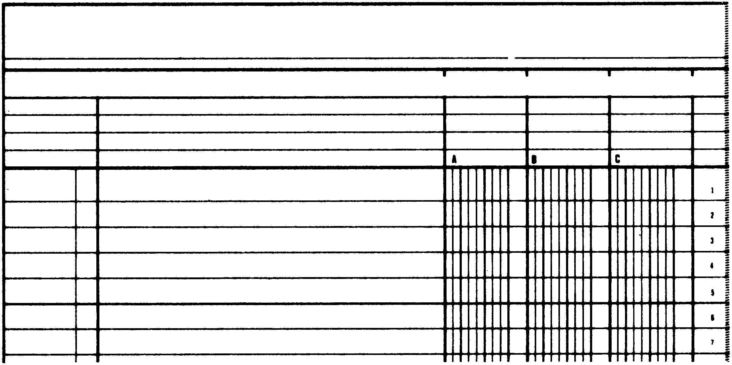 SIMPLEX Livre statistique A4 19085 3 colonnen, vert 40 feuilles
