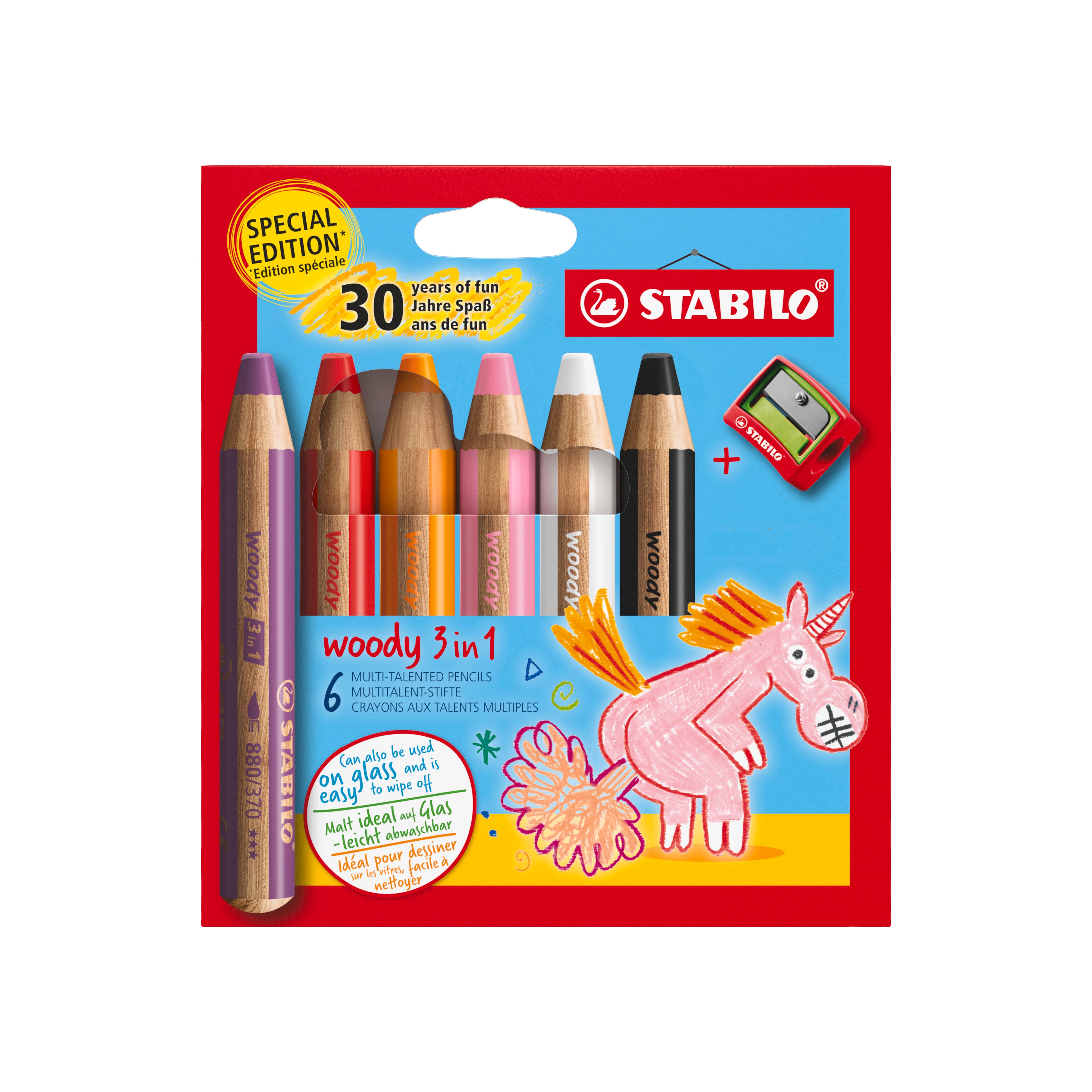 STABILO   Crayon couleur Woody 3 in 1