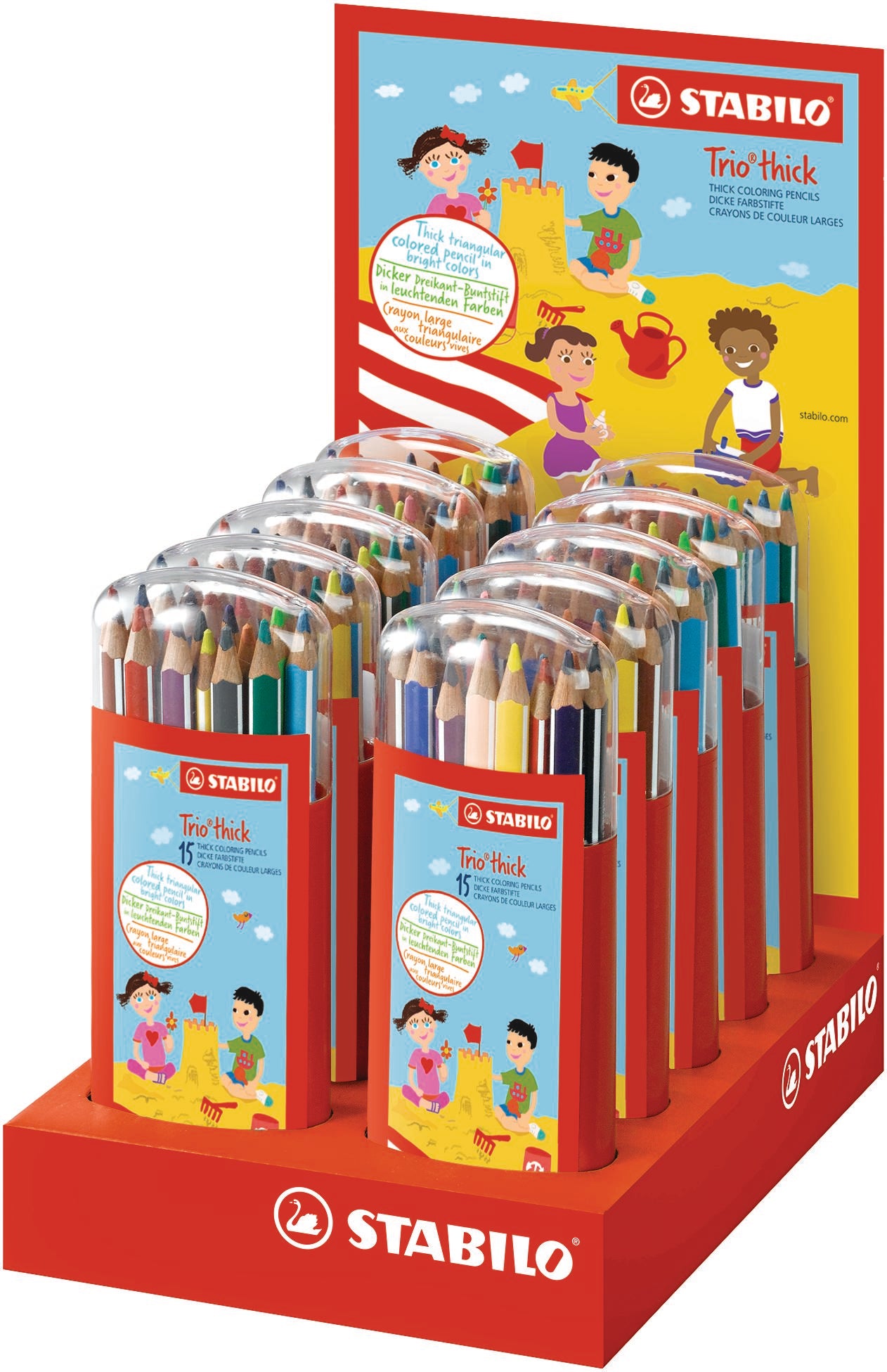 STABILO   Crayon de couleur Trio Zebrui