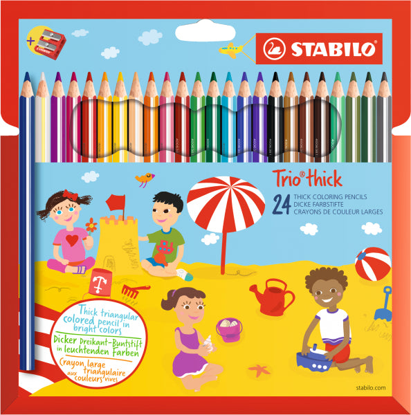 STABILO   Crayon de couleur ergo.  4,2mm
