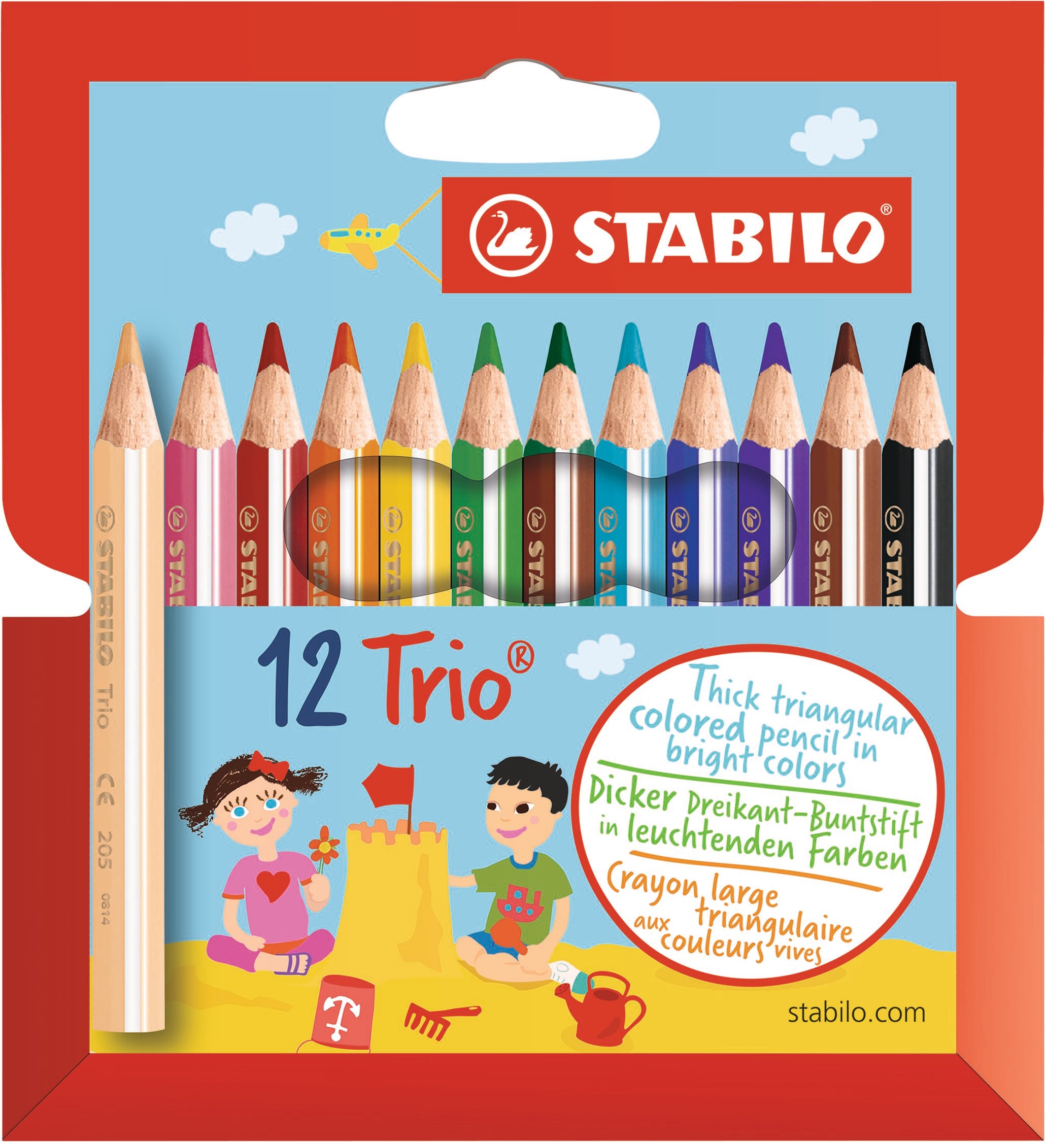 STABILO   Crayons de couleur Trio