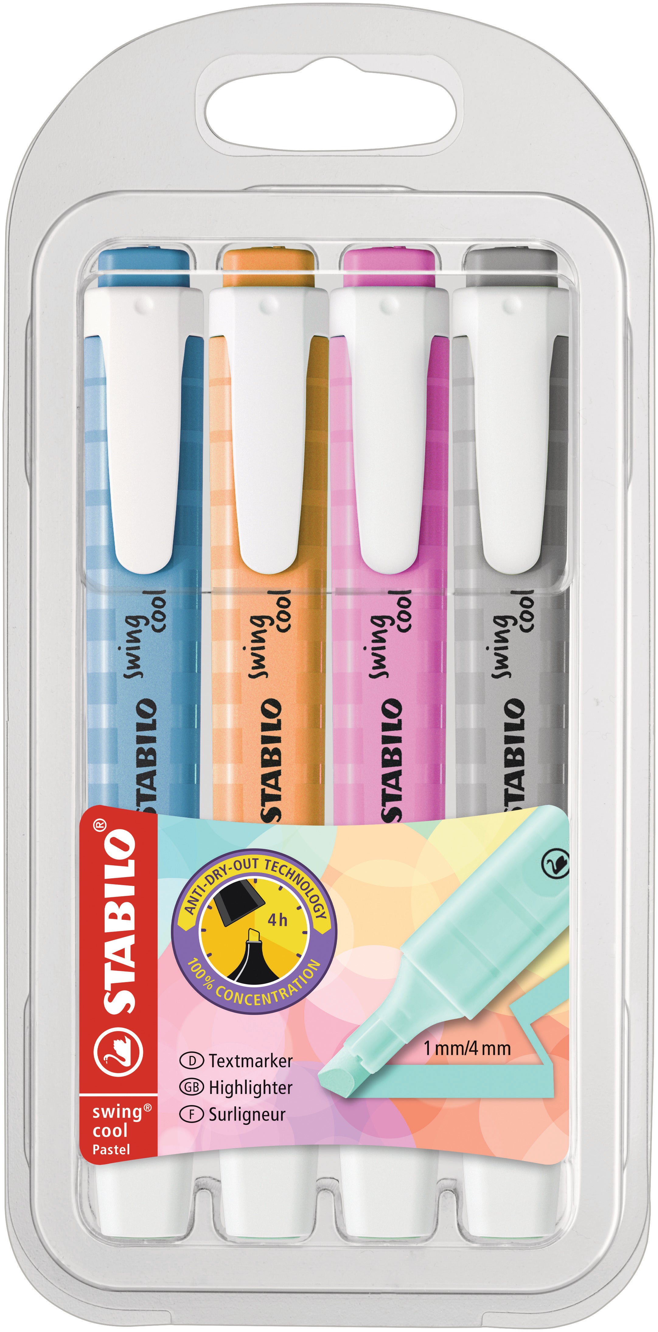 STABILO   Surligneur Swing Cool    1-4mm