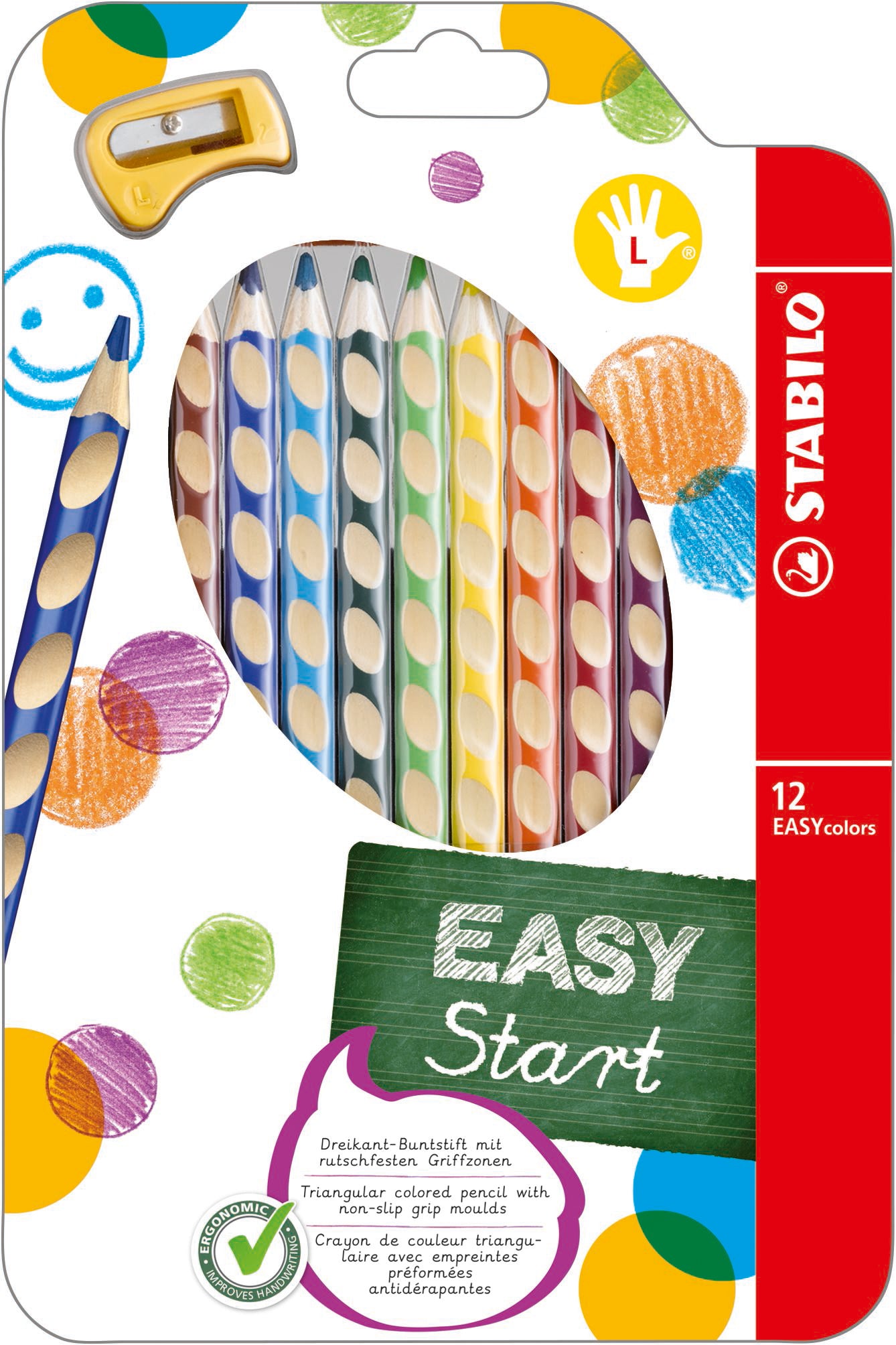 STABILO   Crayon de couleur EASYcolors