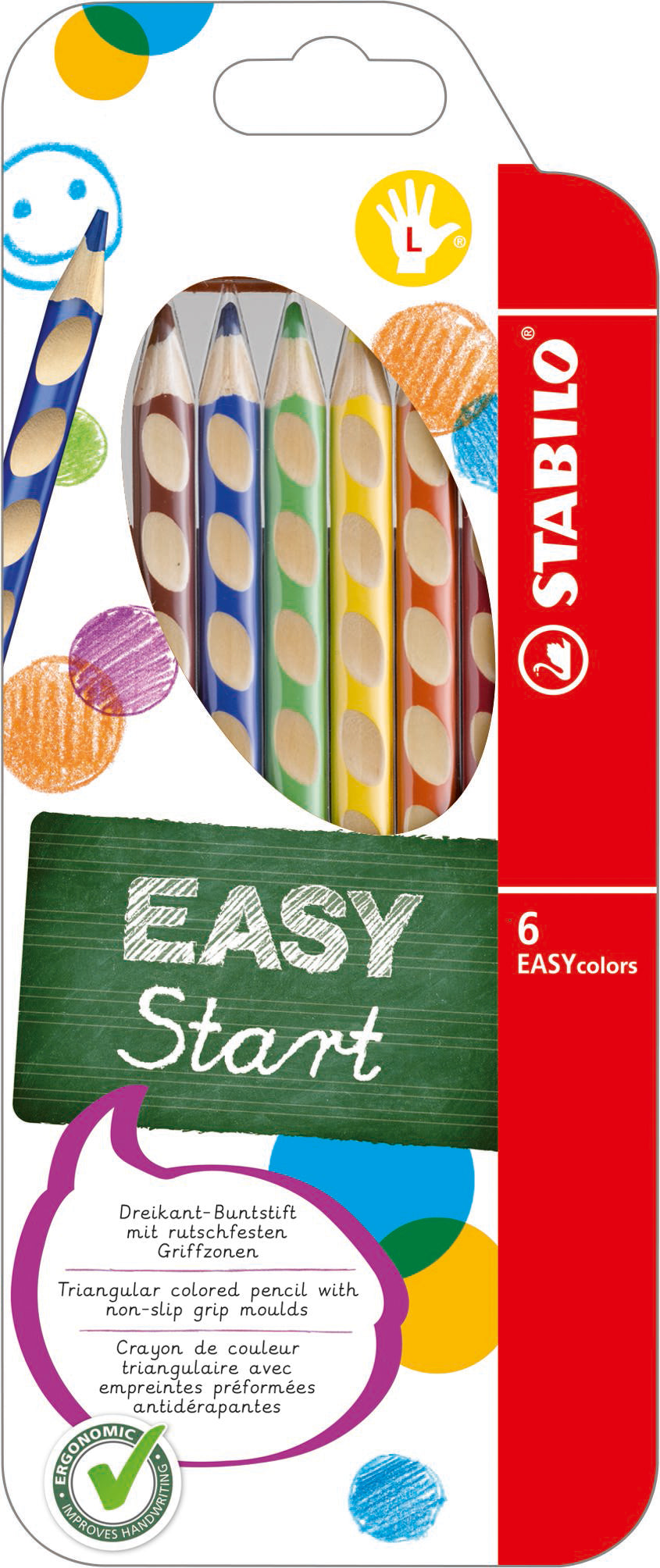STABILO   Crayon de couleur EASYcolors