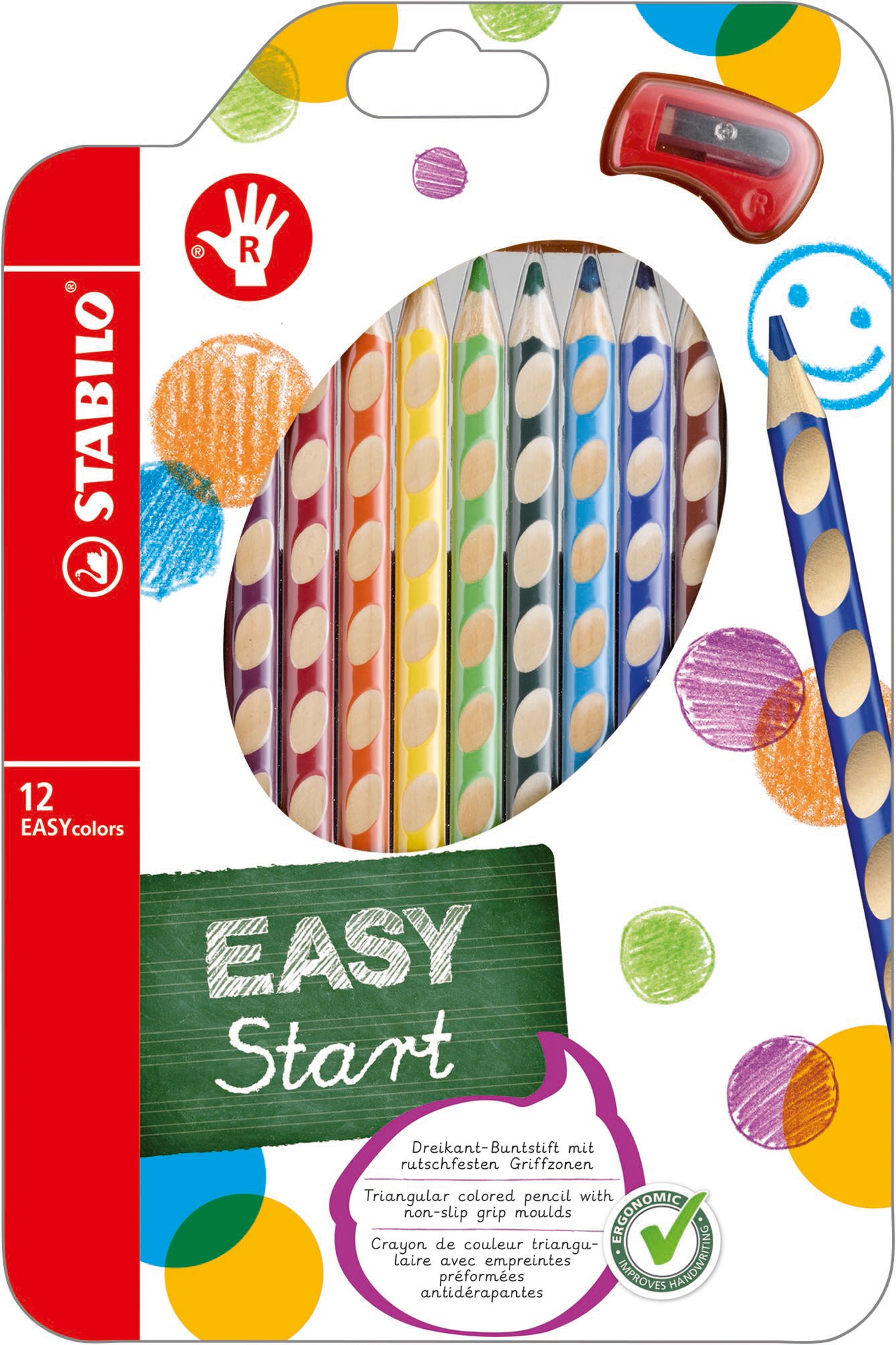 STABILO   Crayon de couleur EASYcolors